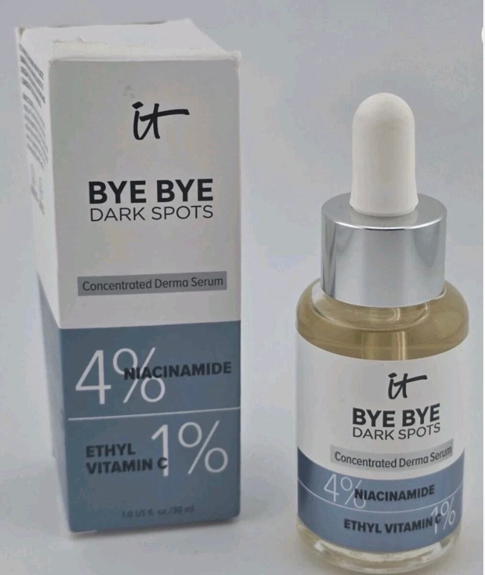 IT Cosmetics Bye Bye Dark Spots Concentrated Derma Serum 4% niacinamide 4% ethyl